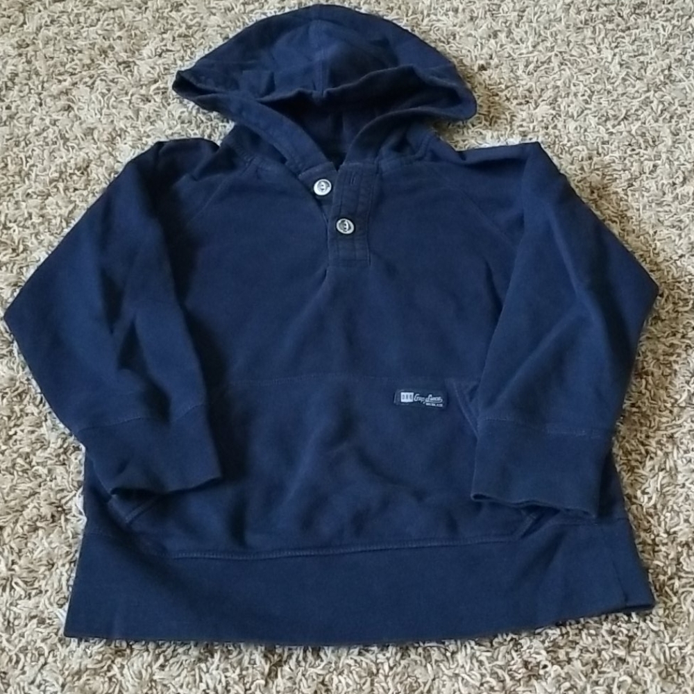 Gap Kids Blue Pullover Hoodie Sweatshirt
